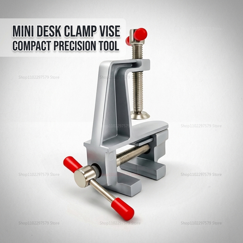 Jewelry Making Vise - アルミ製ミニテーブルベンチバイスクランプ DIYクラフト、ジュエリー修理、金型製作、電子機器はんだ付け、趣味の携帯用作業台に最適