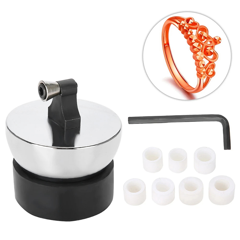 Jewelry Making Vise - ステンレススチールリングブロックのセットと保持ツール,ブロック,ボールバイスセット,彫刻セット,クランプ,ジュエリー