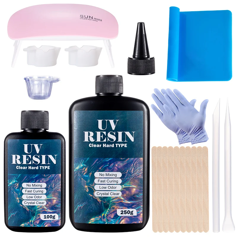 Jewelry Making Tools List - ハード UV 樹脂接着剤キット 高速硬化エポキシ樹脂 UV 接着剤