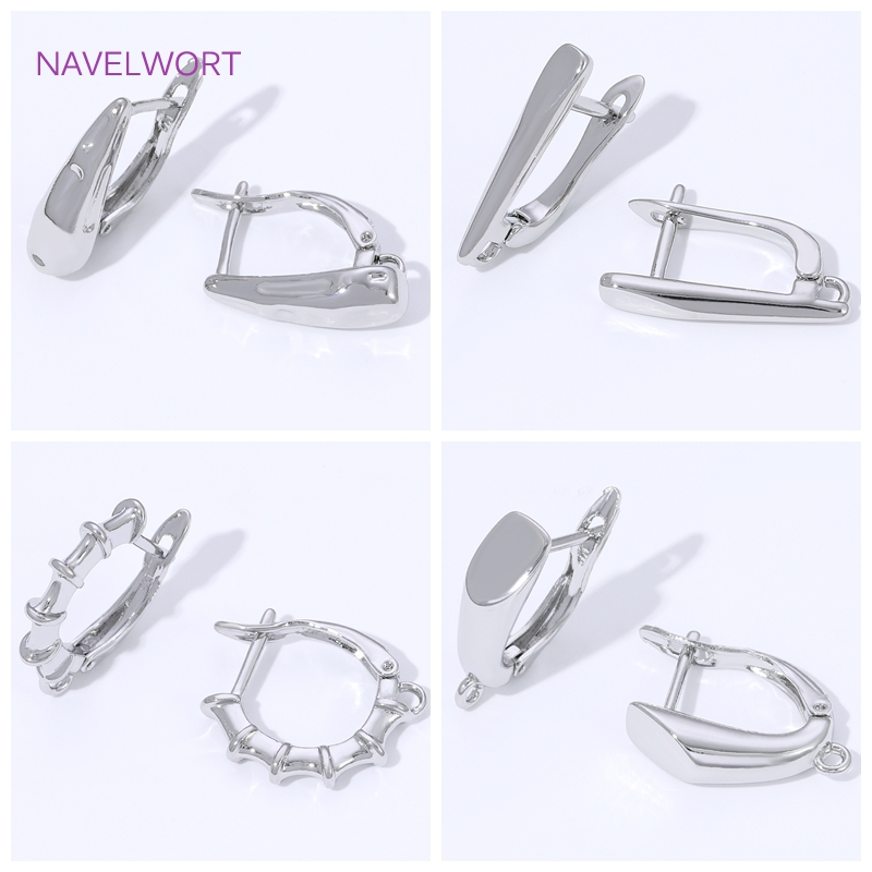 Jewelry Making Items - 18K ゴールドメッキの滑らかなイヤリングフック、イヤリング作成用のイヤーワイヤーファスナー、真鍮製イヤーワイヤーフック、DIY ジュエリー作成用品
