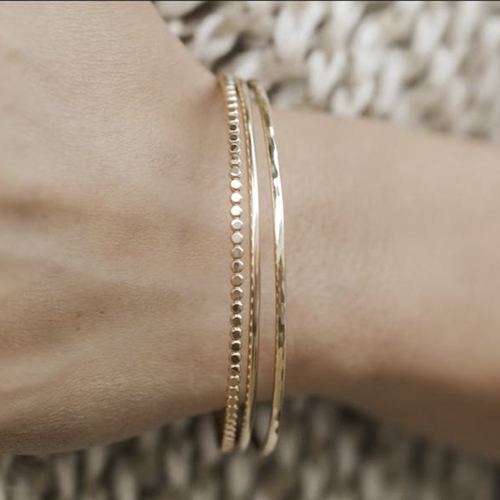 Jewelry Making Hammer - ジュエリー ブレスレット 女性用 バングル ゴールドブレスレット 手作り