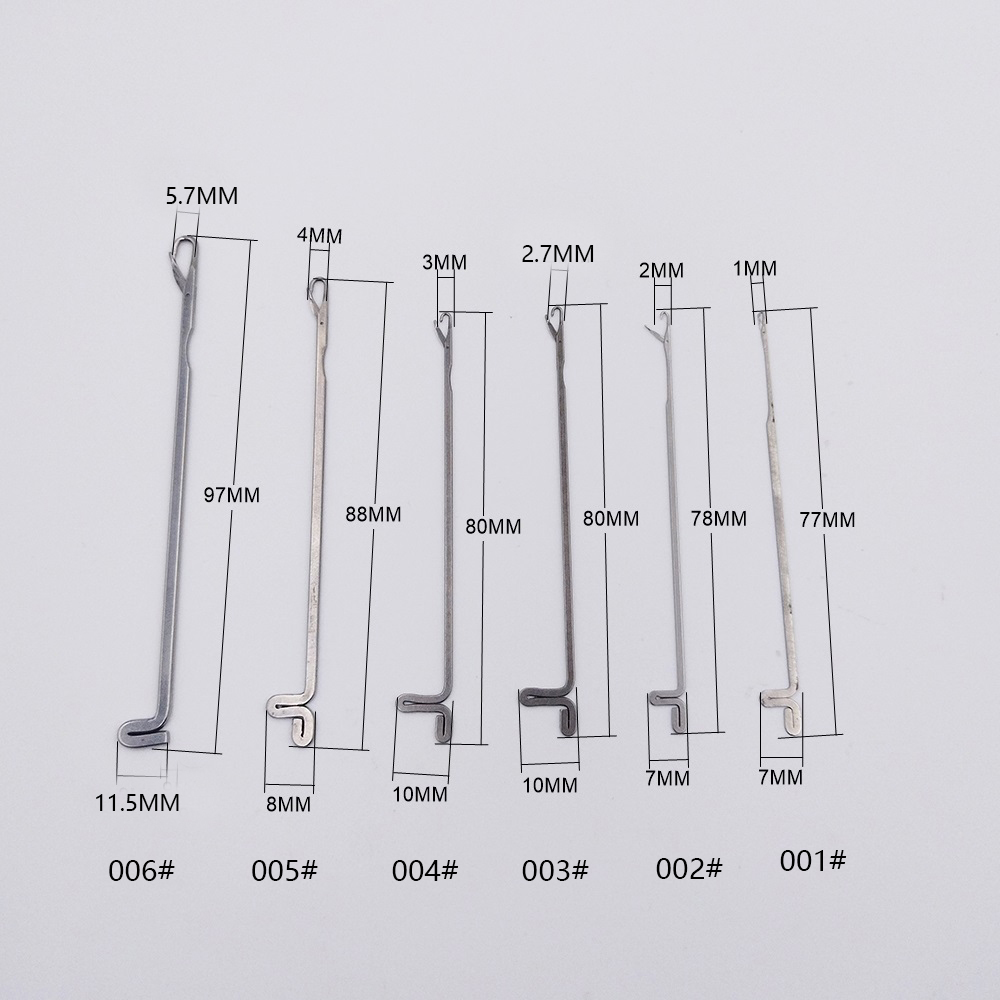 Jewelry Making Workshop - 6 個かぎ針編み糸通し機ビーズ針 DIY ジュエリーメイキングブレスレット編みツールカーペットかつらフック舌針ツール