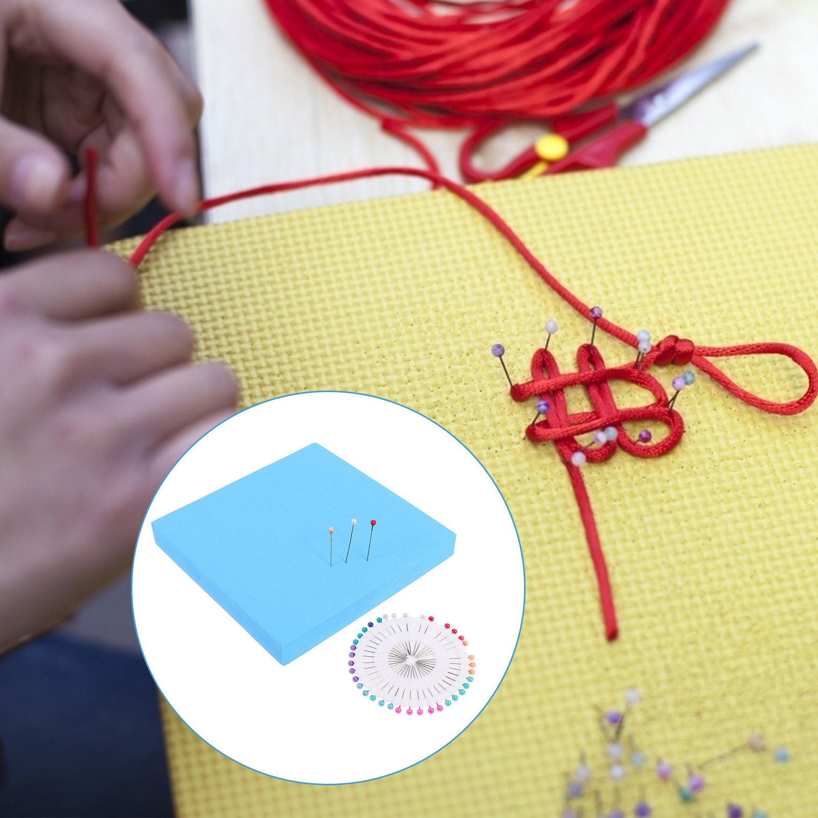 Jewelry Making Board - 1セット15cmプレミアム組紐ディスク織り板、密なピンホール付き編み板、日本の組紐DIYブレスレット製作ジュエリー用