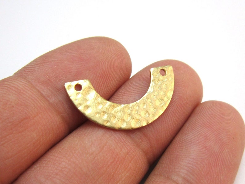 Jewelry Making Hammer - 真ちゅう製チャーム20個,吊り下げ式クラスプ,直径25x12.5mm,ネックレスチャーム,ジュエリー作り