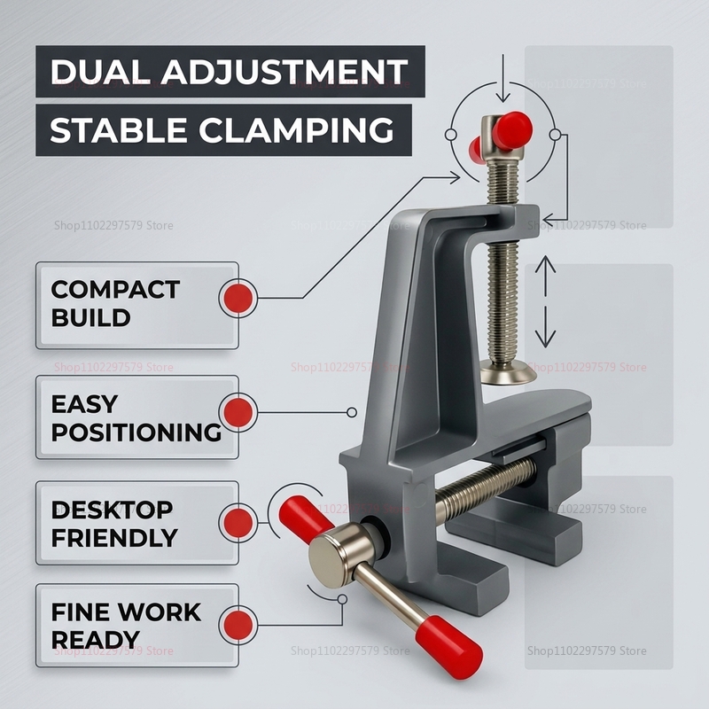 アルミ製ミニテーブルベンチバイスクランプ DIYクラフト、ジ - Jewelry Making Vise のレビューと価格