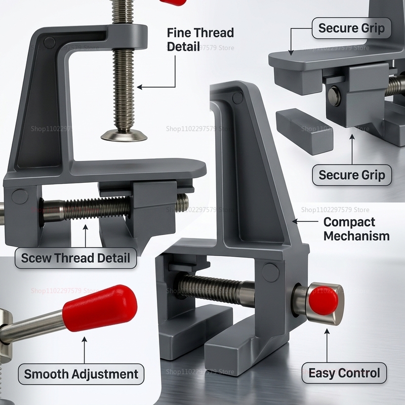 アルミ製ミニテーブルベンチバイスクランプ DIYクラフト、ジ - Jewelry Making Vise のレビューと価格