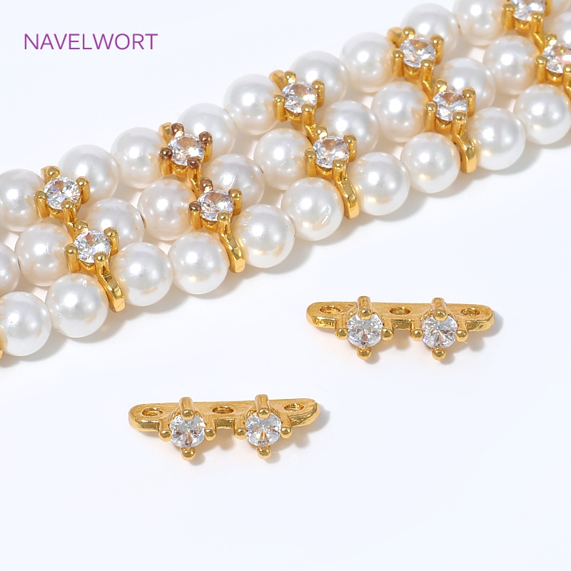 4/8/12個入り真鍮製セパレーターバー、18Kゴールドメッ - Jewelry Making Items のレビューと価格