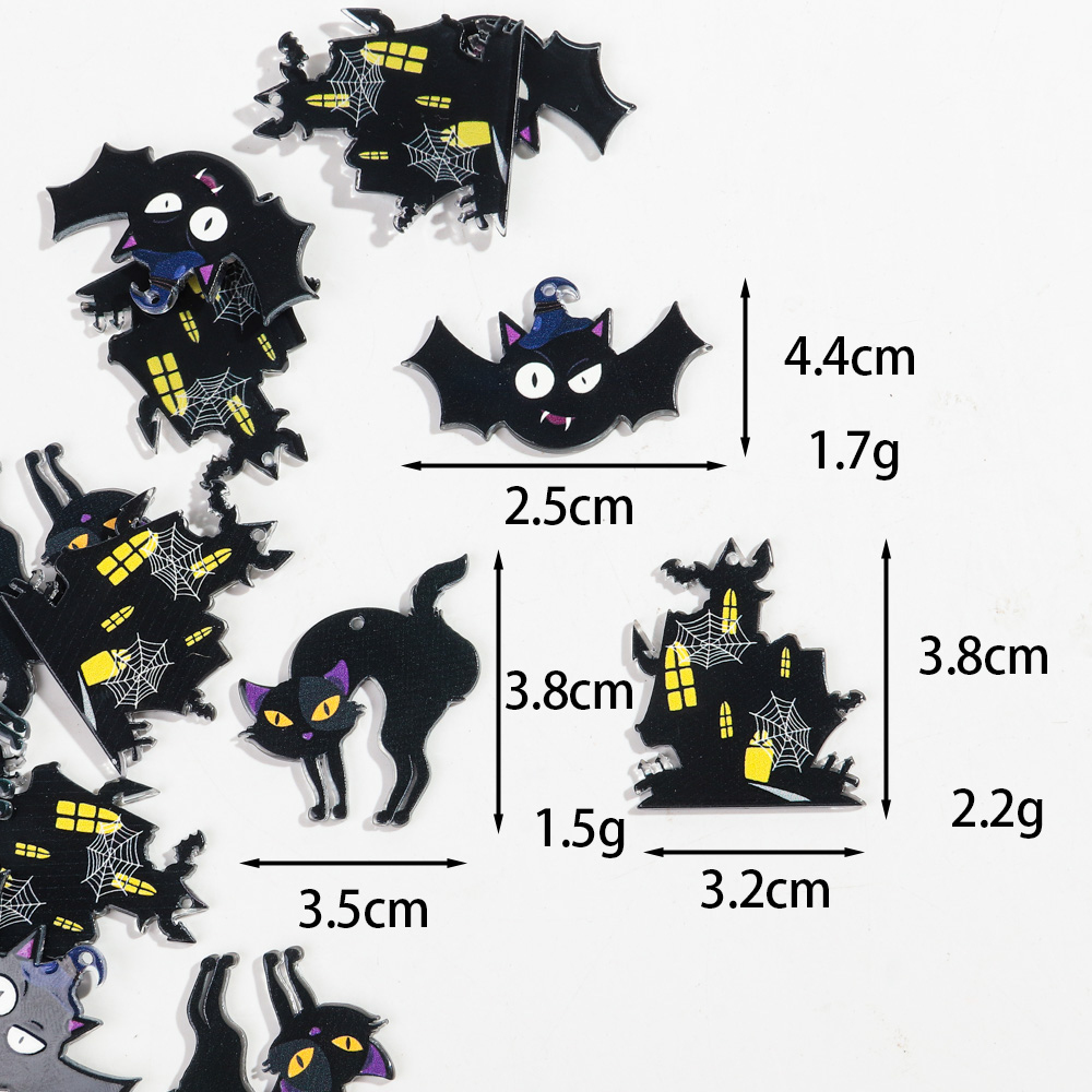 DIYジュエリー作り用のハロウィンアクリルチャーム,ゴシック - Jewelry Making Newcastle のレビューと価格