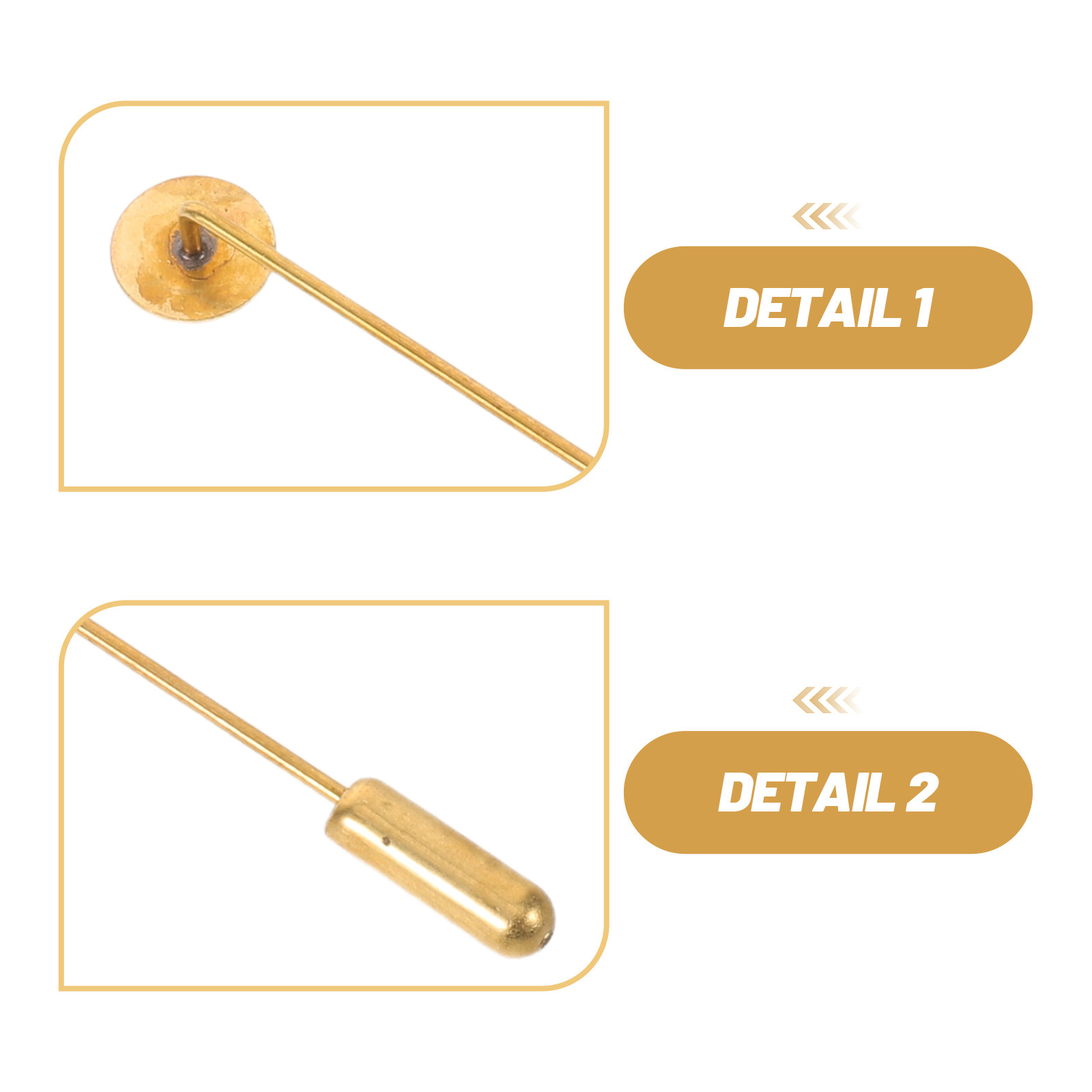 50セット銅製フラットラウンドトレイラペルピン安全ブローチニ - Jewelry Making Tray のレビューと価格