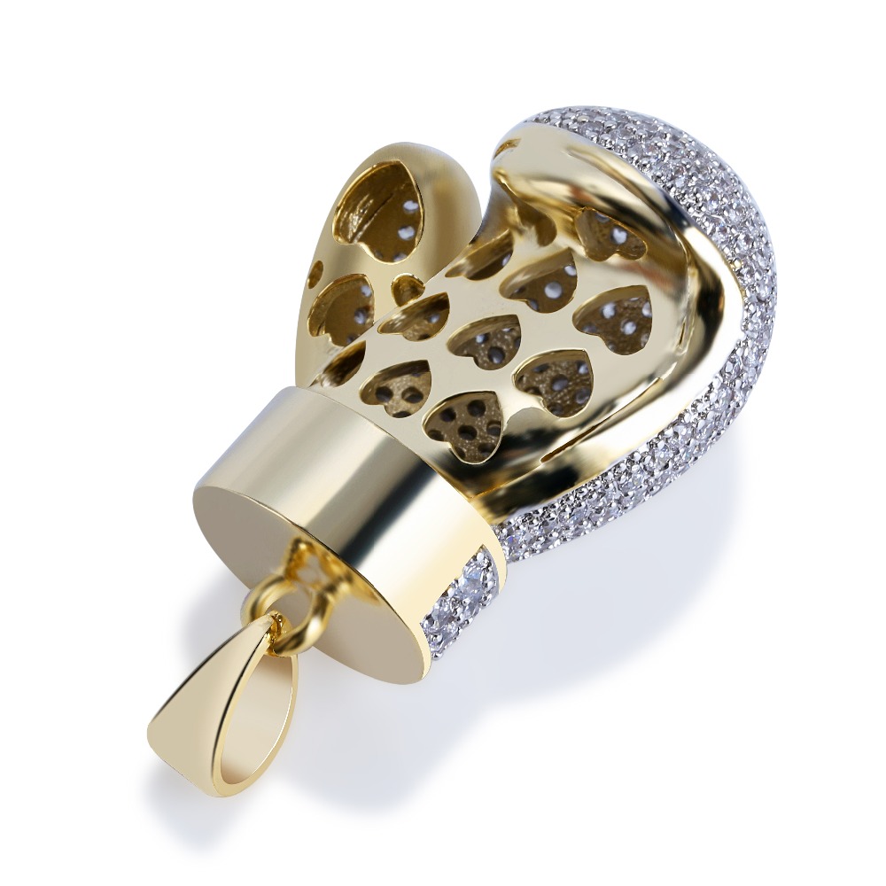 Topgllz-メンズボクシングネックレス,ゴールドシルバー - Jewelry Making Gloves のレビューと価格