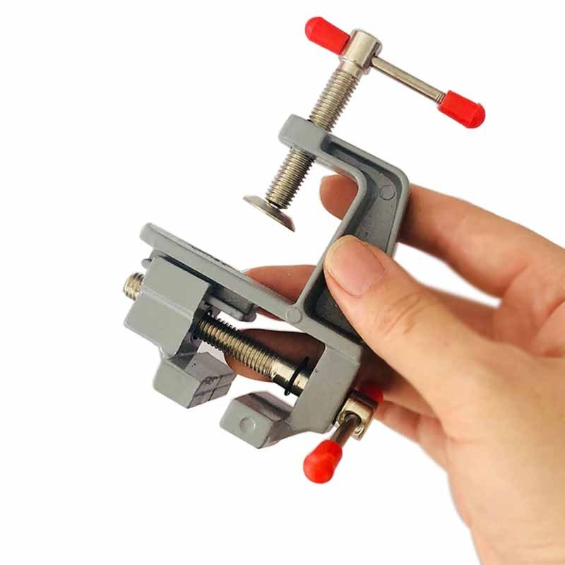 アルミミニテーブルクランプ小型ベンチ副宝石商趣味クランプ D - Jewelry Making Vise のレビューと価格