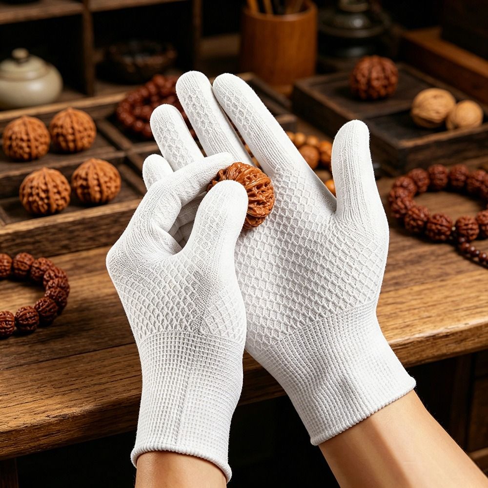 12 ペア パイナップル アンティーク ワークグローブ 通気 - Jewelry Making Gloves のレビューと価格