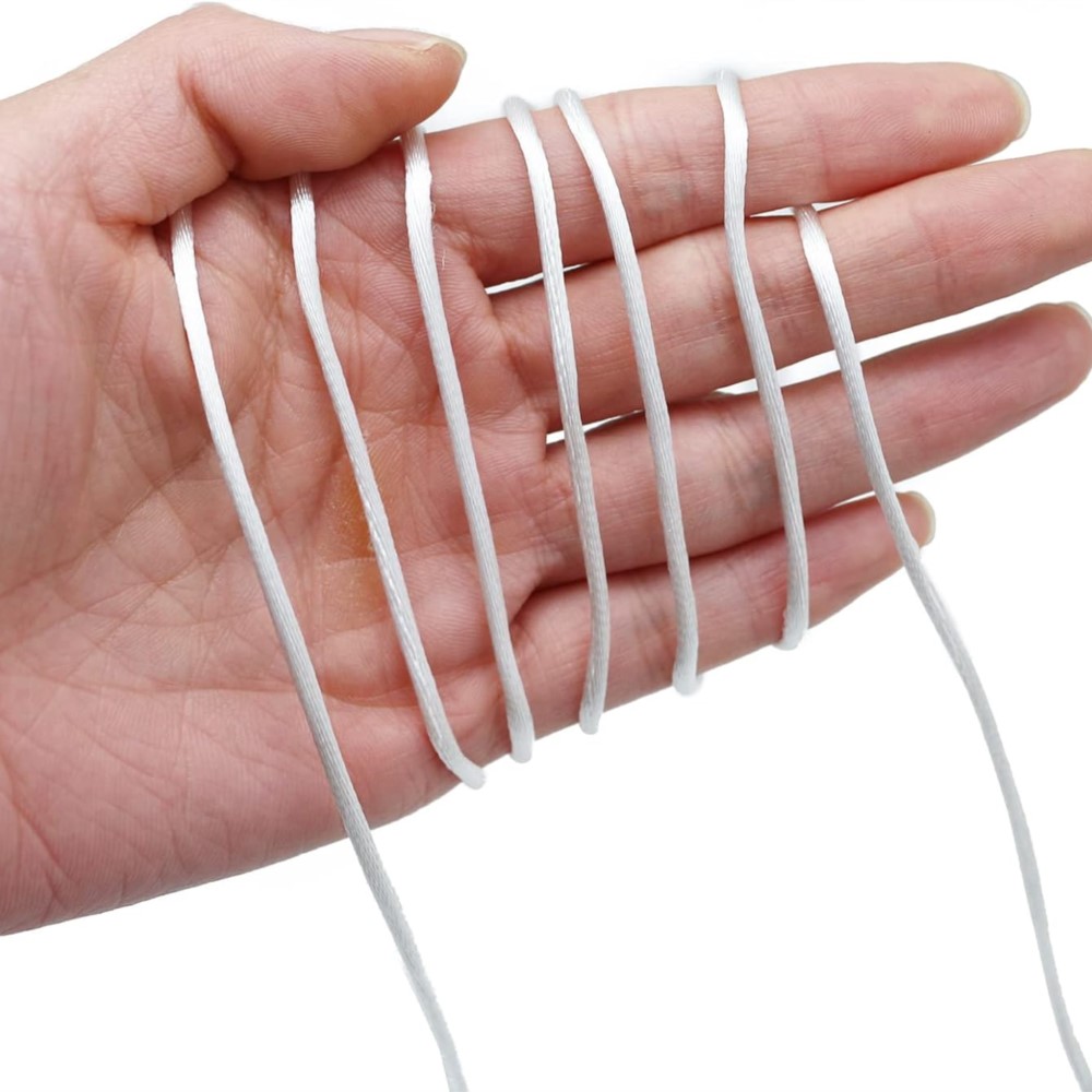 0.8/1.5mm ナイロンサテンコード 中国結び ラットテ - Jewelry Making Knots のレビューと価格