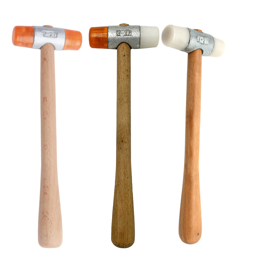 両面ナイロンマレットハンマー木製ハンドルジュエリー成形金属パ - Jewelry Making Hammer のレビューと価格