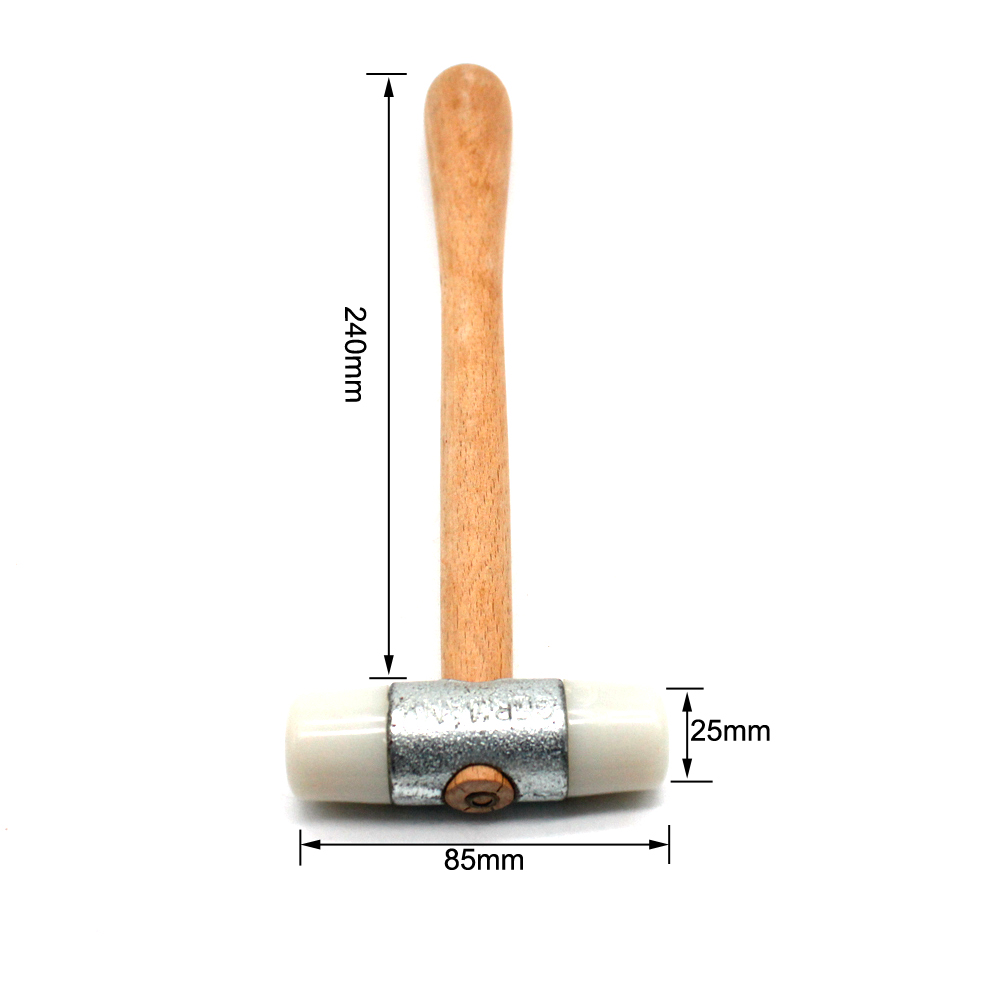 両面ナイロンマレットハンマー木製ハンドルジュエリー成形金属パ - Jewelry Making Hammer のレビューと価格