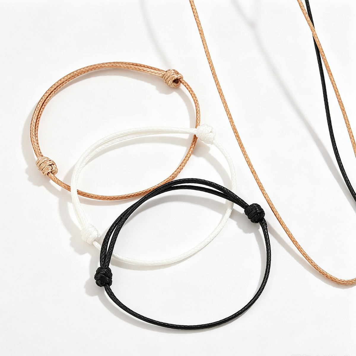 10 個 70/25 センチメートル調節可能なネックレスワッ - Jewelry Making Knots のレビューと価格