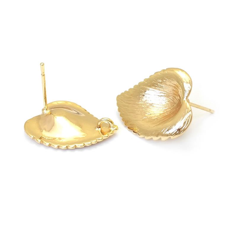 真ちゅう製の蓮の葉,18Kゴールドカラー,木の葉の枝,イヤリ - Jewelry Making Kit のレビューと価格