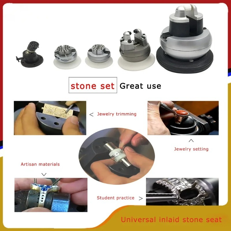 360 °   回転式ダイヤモンドセッティング標準ブロックボ - Jewelry Making Vise のレビューと価格