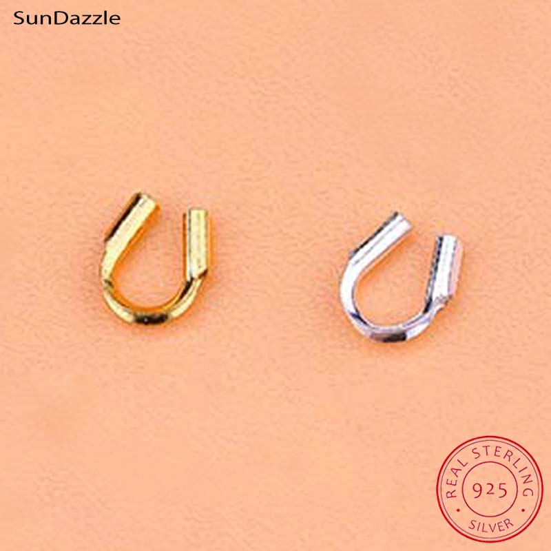 8 個本物の純粋な固体 925 スターリングシルバー U 字 - Jewelry Making Yarn のレビューと価格
