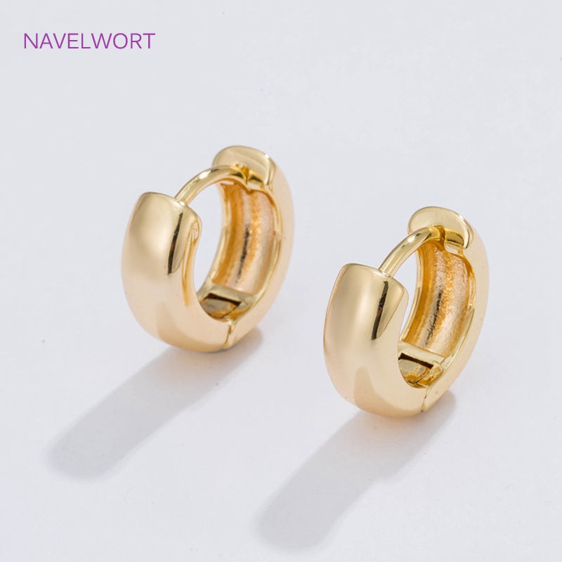 6 サイズのゴールドメッキサークルフープイヤリング女性ギフト - Jewelry Making Knots のレビューと価格