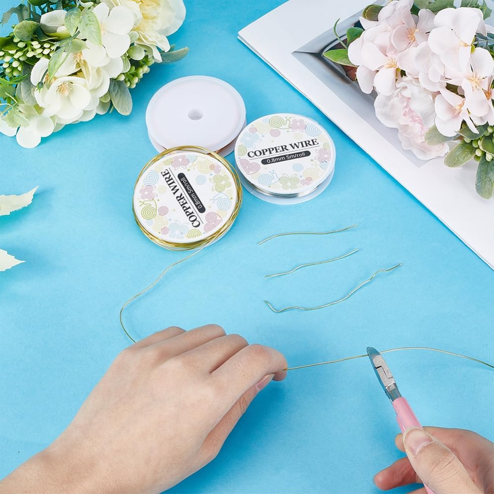 純銅ジュエリーワイヤー,クラフトキット,金と銀のワイヤー,裸 - Jewelry Making Tutorials のレビューと価格