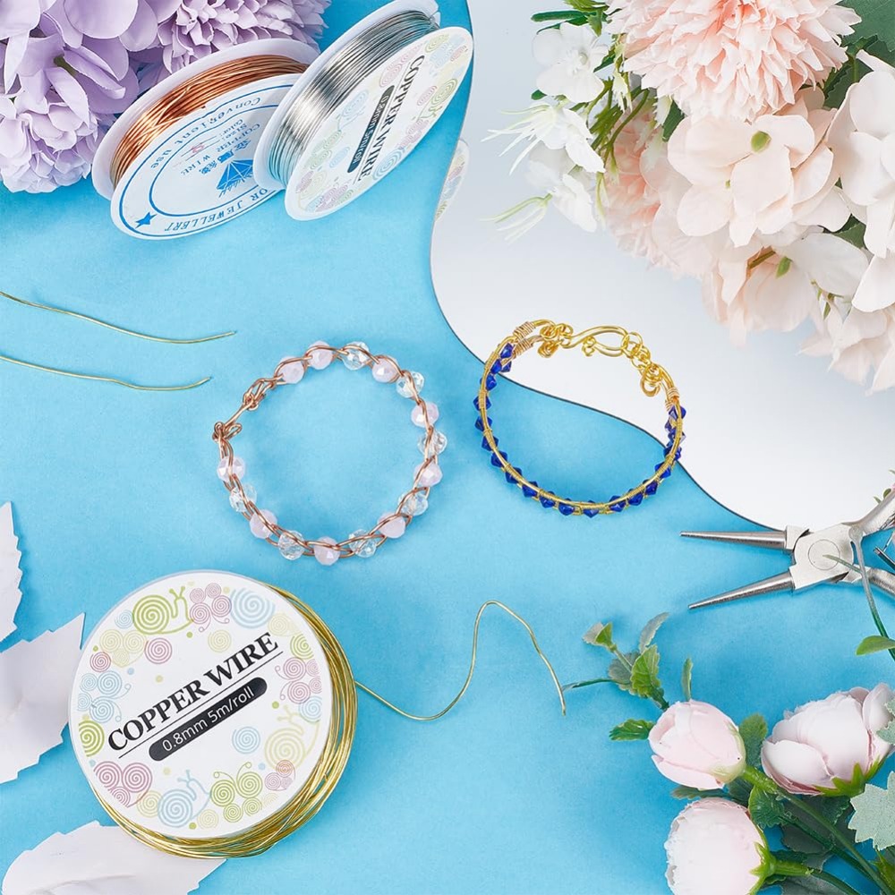 純銅ジュエリーワイヤー,クラフトキット,金と銀のワイヤー,裸 - Jewelry Making Tutorials のレビューと価格