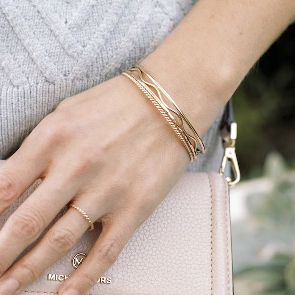 ジュエリー ブレスレット 女性用 バングル ゴールドブレスレ - Jewelry Making Hammer のレビューと価格