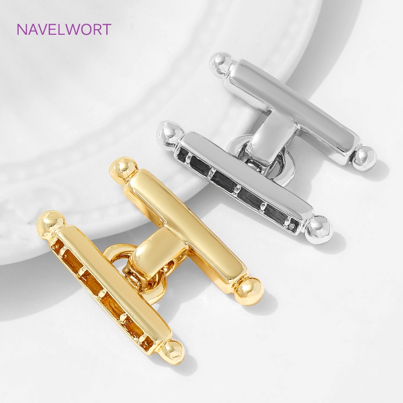 マルチストランドネックレスクラスプ 18K ゴールドメッキパ - Jewelry Making Items のレビューと価格