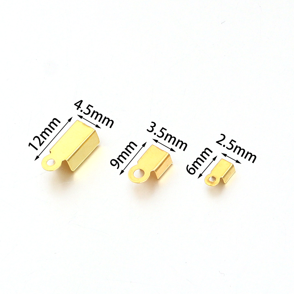 200個/ロット コーブクラスプ コードエンドキャップ スト - Jewelry Making Yarn のレビューと価格