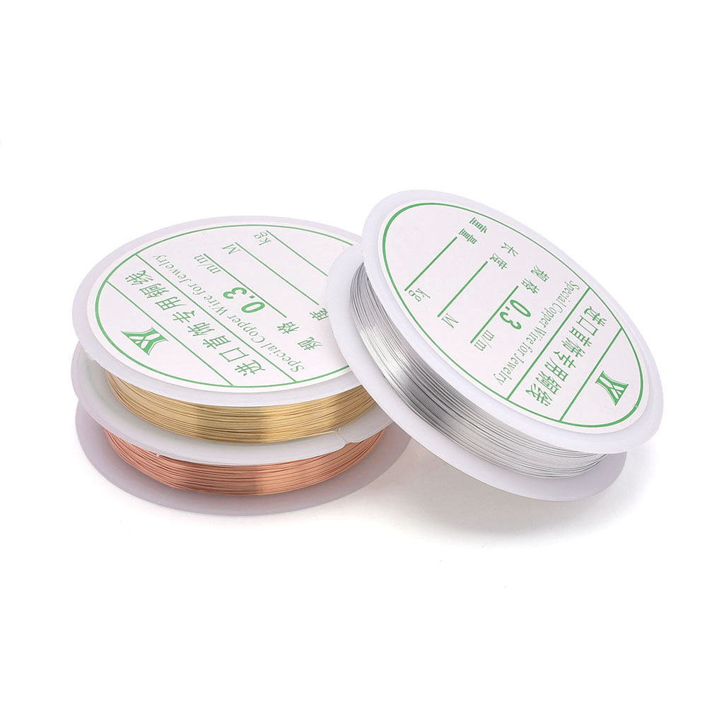 0.2-1mm ジュエリーワイヤー、クラフトワイヤー、変色し - Jewelry Making Yarn のレビューと価格