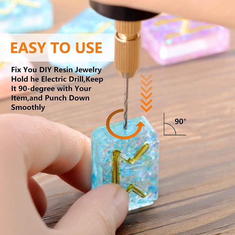 電動ハンドドリルツールセット電気ピン万力キット 10 個のド - Jewelry Making Vise のレビューと価格