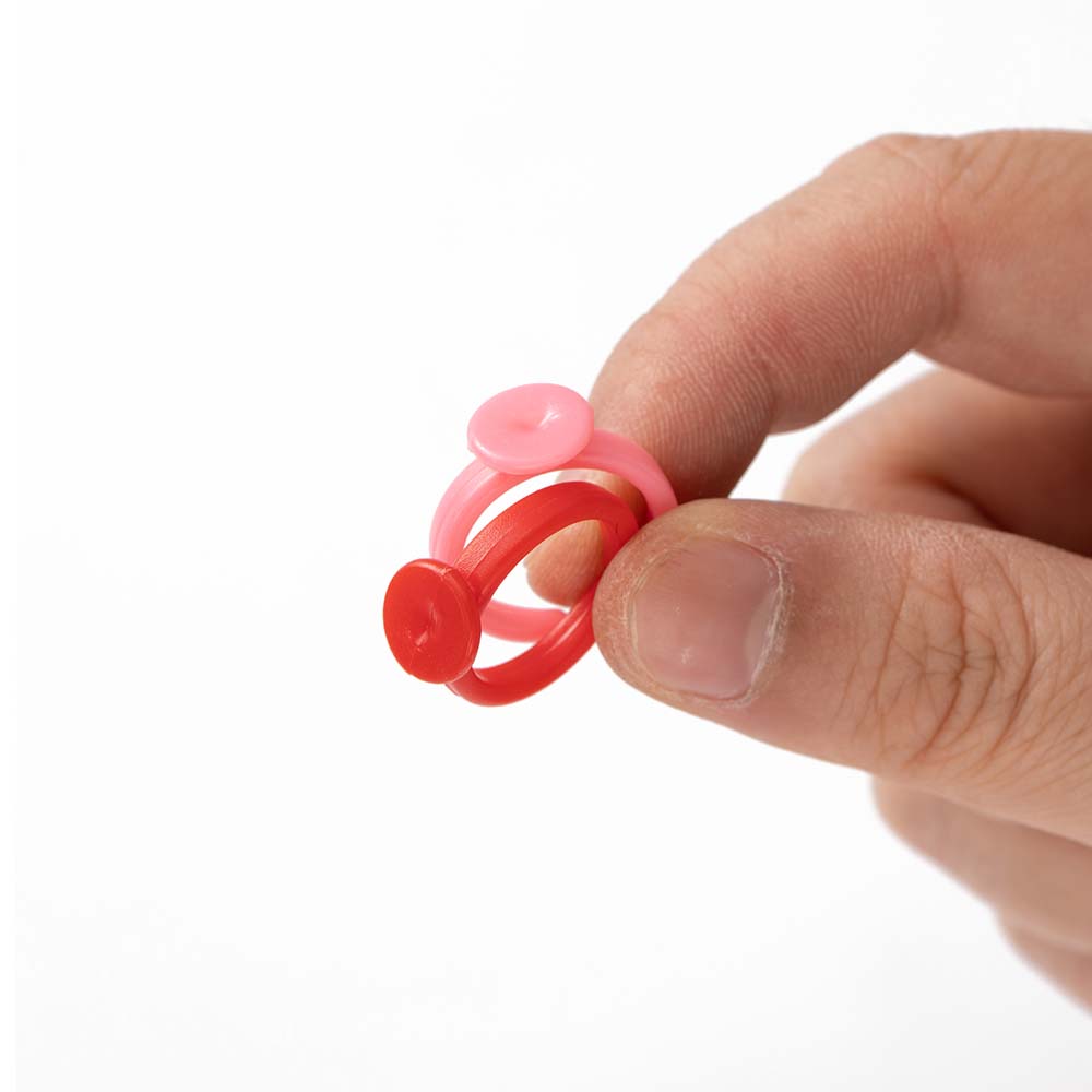 100 個透明プラスチック調節可能なリングベース小さな赤ちゃ - Jewelry Making 3 Year Old のレビューと価格