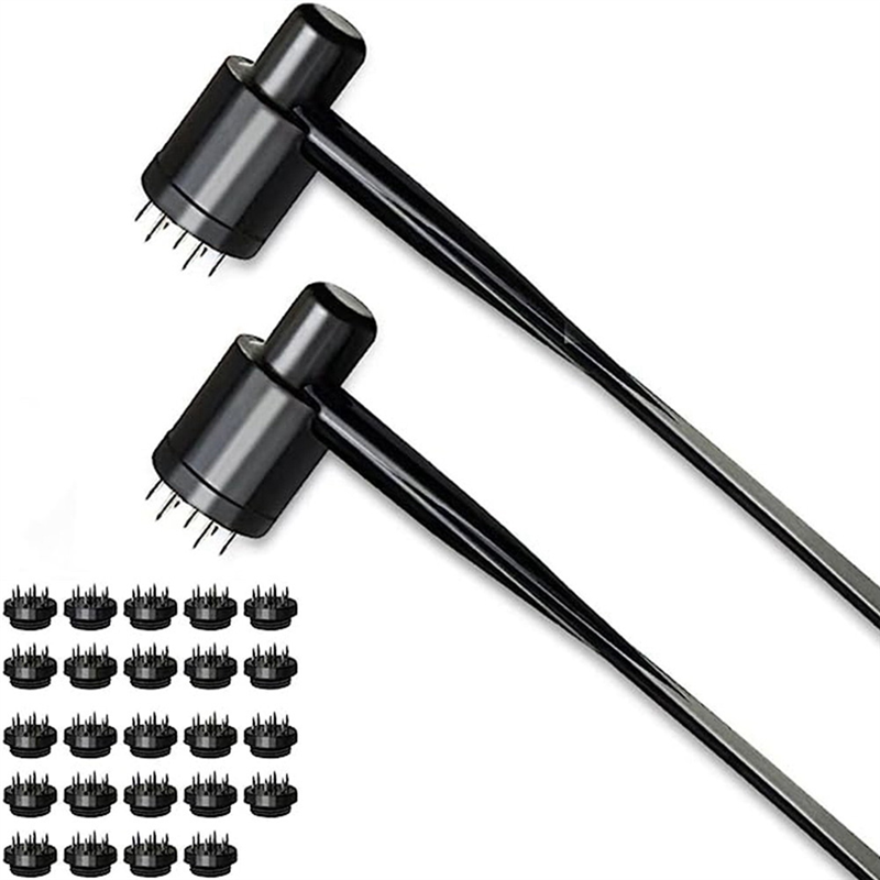 針と梅の花の皮膚ハンマー、7つ星の針、2箱、26個 - Jewelry Making Hammer のレビューと価格