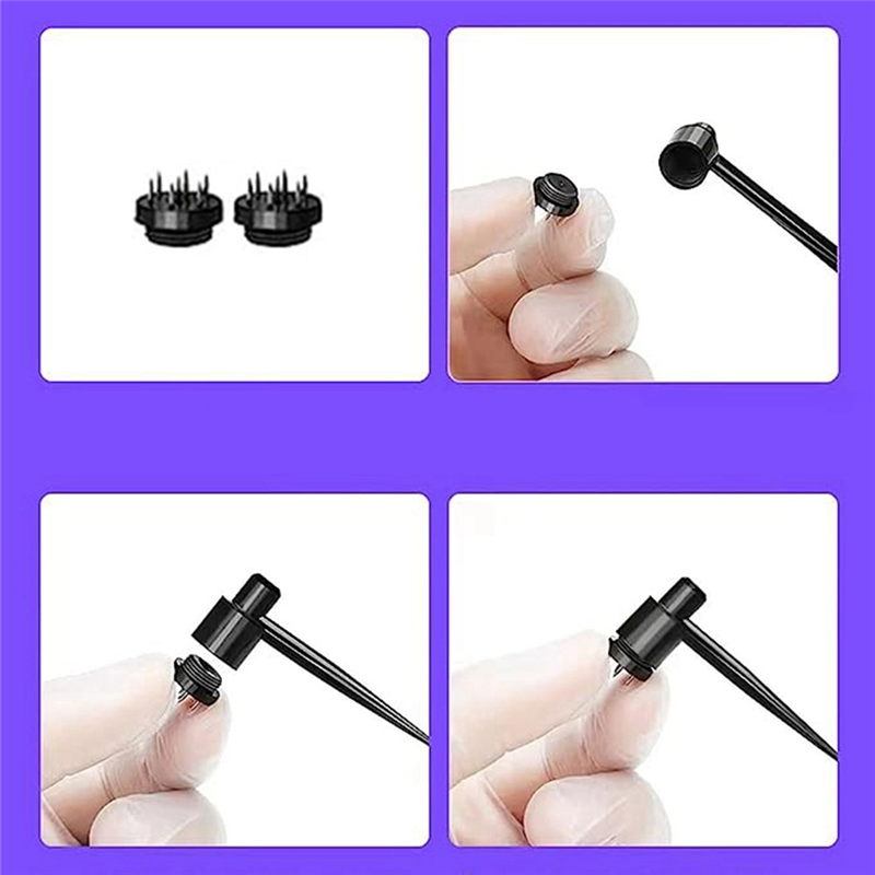針と梅の花の皮膚ハンマー、7つ星の針、2箱、26個 - Jewelry Making Hammer のレビューと価格
