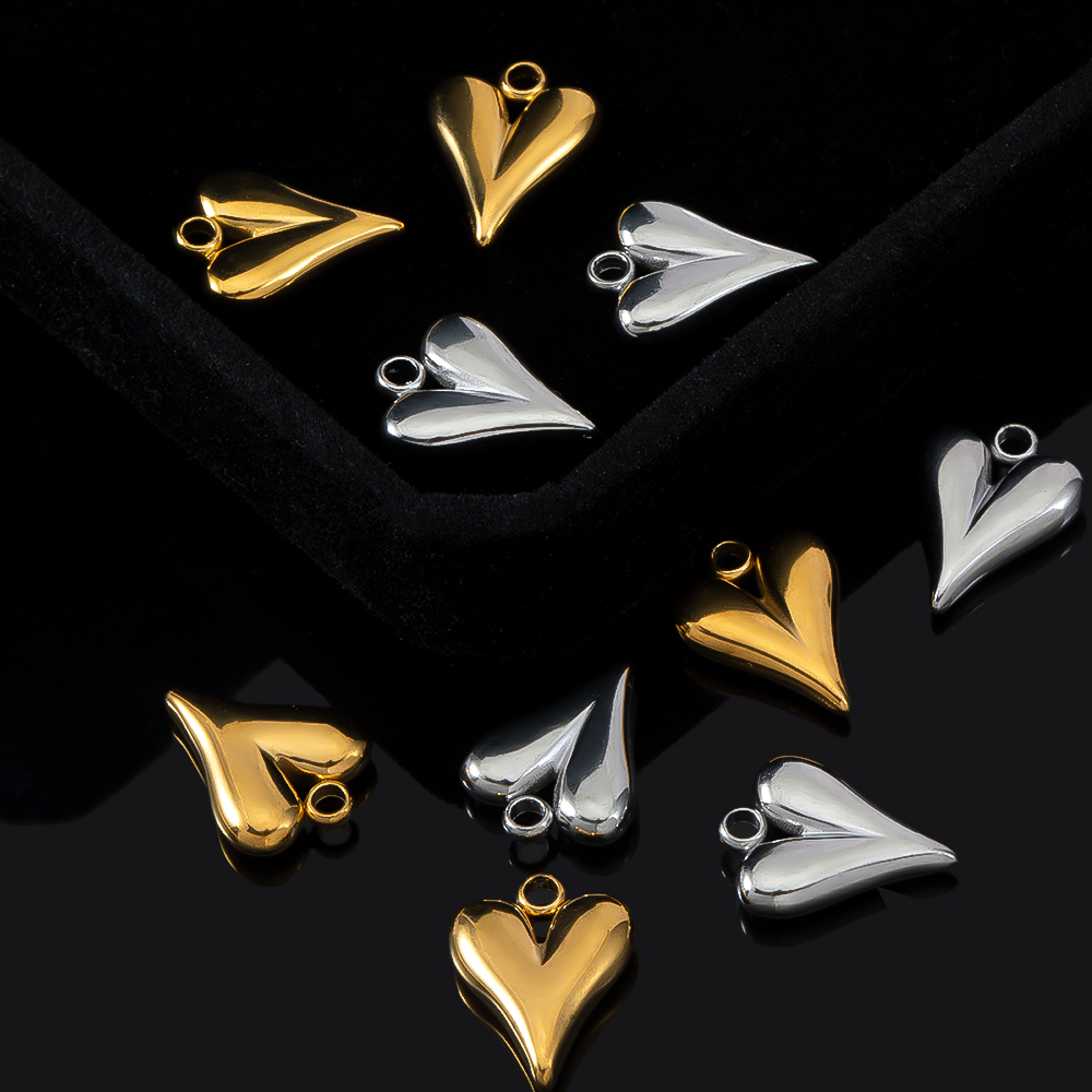 5 個のステンレス鋼の大きな穴のハートペンダント、滑らかで槌 - Jewelry Making Hammer のレビューと価格