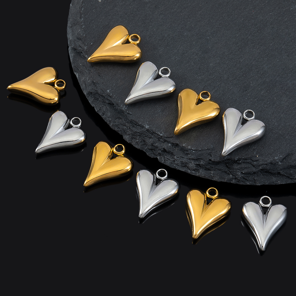 5 個のステンレス鋼の大きな穴のハートペンダント、滑らかで槌 - Jewelry Making Hammer のレビューと価格