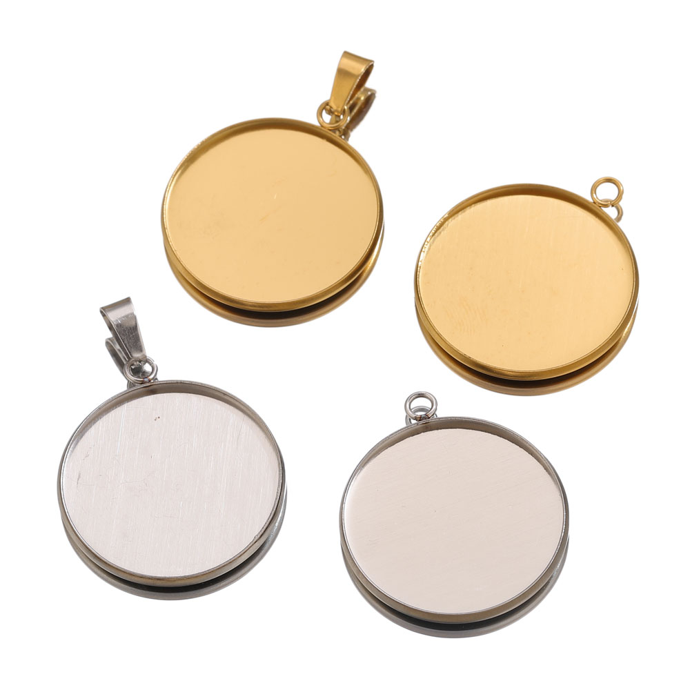 10 個ステンレス鋼ゴールドペンダント樹脂トレイベース DI - Jewelry Making Tray のレビューと価格