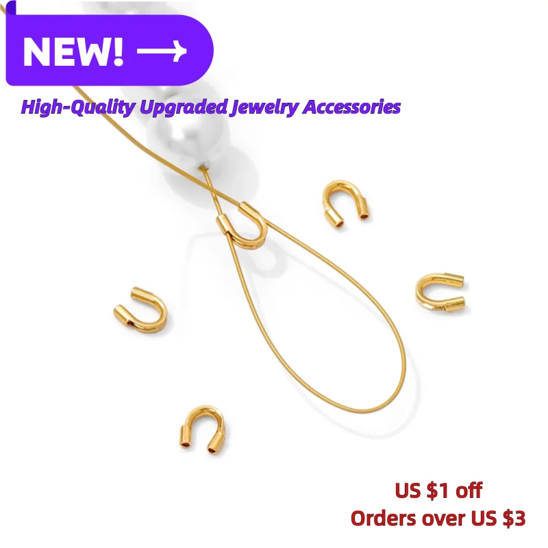 18K金メッキ保護エンドキャップ（プロテクター）ロープ用、ワ - Jewelry Making Yarn のレビューと価格