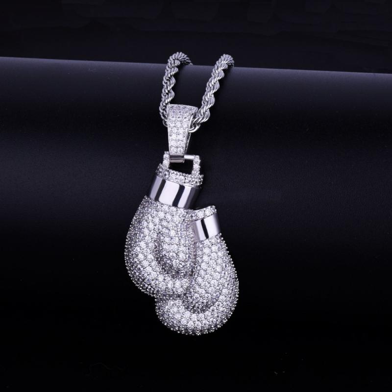 男性と女性のためのヒップホップスタイルのキュービックジルコニ - Jewelry Making Gloves のレビューと価格