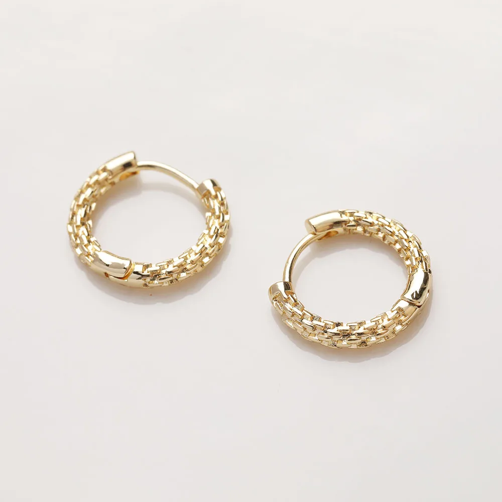 ジュエリー作り用の金メッキ真鍮フープピアス,イヤリング,18 - Jewelry Making Knots のレビューと価格