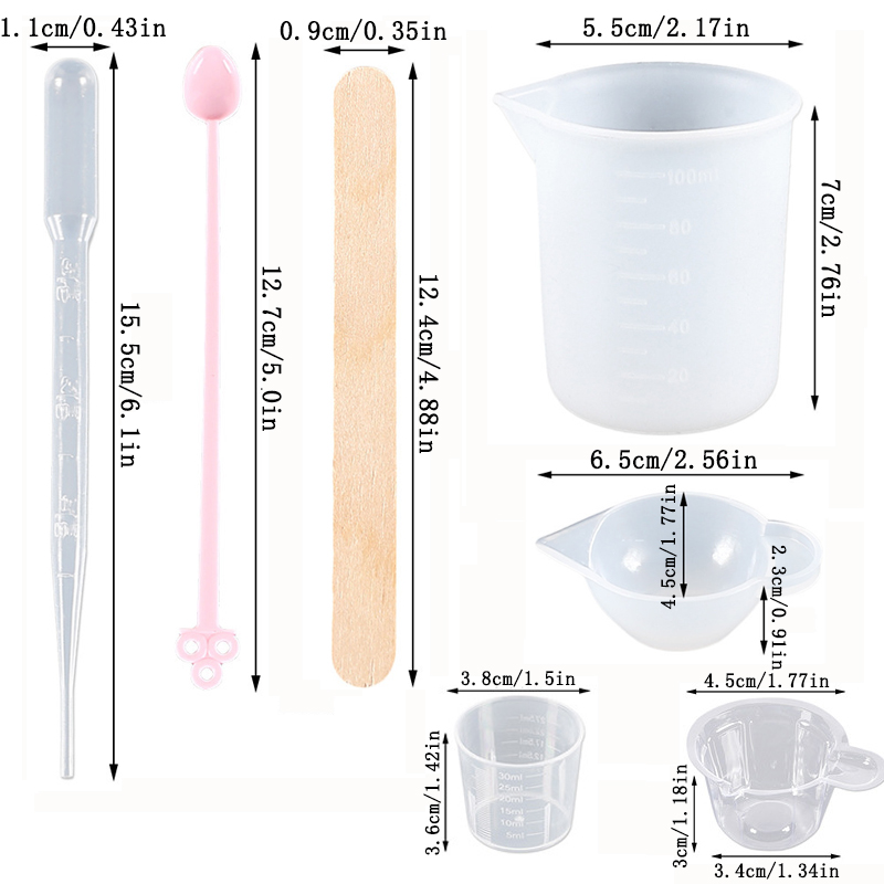 UVエポキシ樹脂キャスティングツールキット、計量カップ、ドロ - Jewelry Making Tools List のレビューと価格