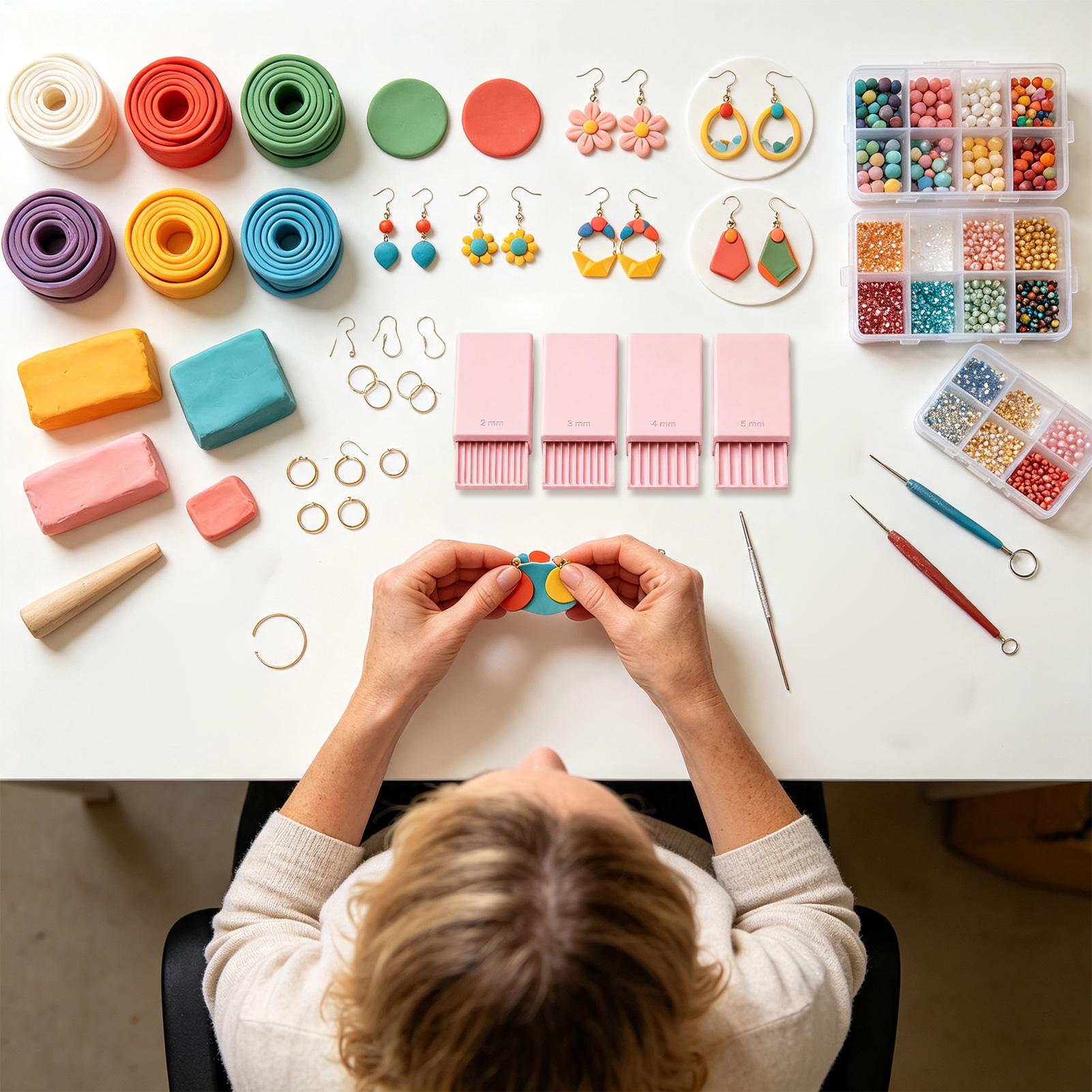 3Dプリント粘土ボールメーカー DIY 再利用可能 4ピース - Jewelry Making Workshop のレビューと価格