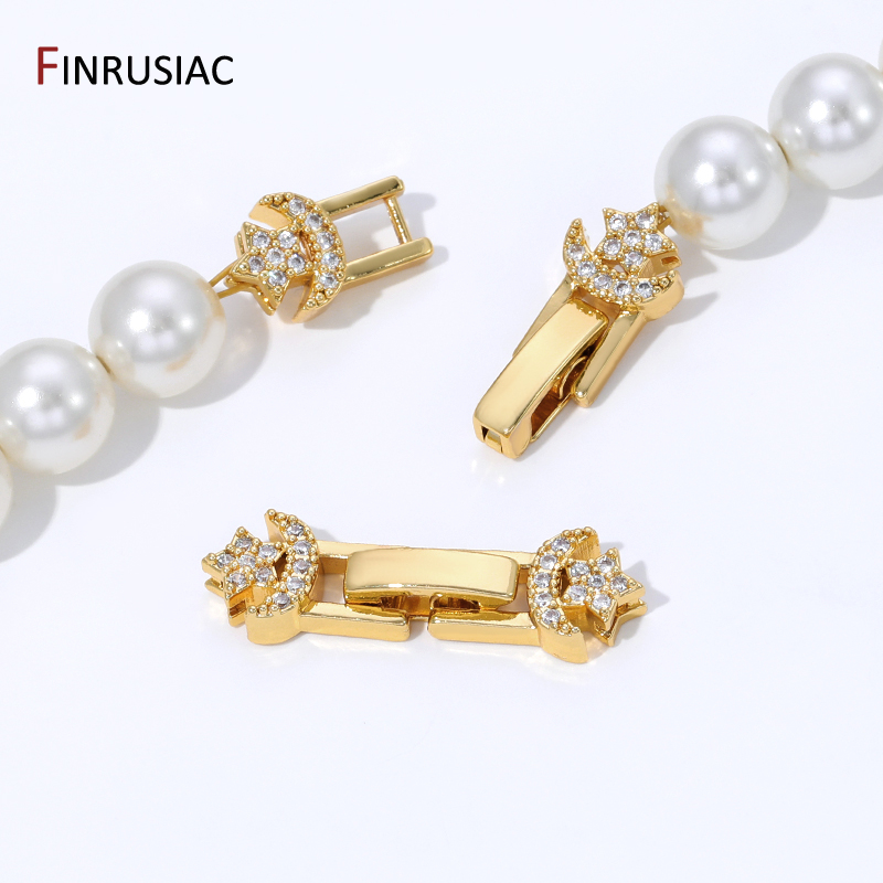 18K金メッキ真鍮パールクラスプコネクター、ブレスレット用ク - Jewelry Making Items のレビューと価格