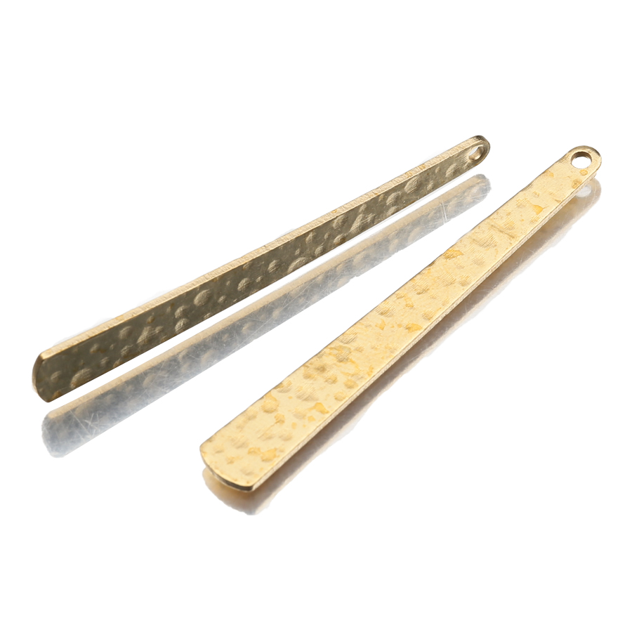 ロングストリップバーチャーム,真ちゅう製,手作りジュエリー作 - Jewelry Making Hammer のレビューと価格