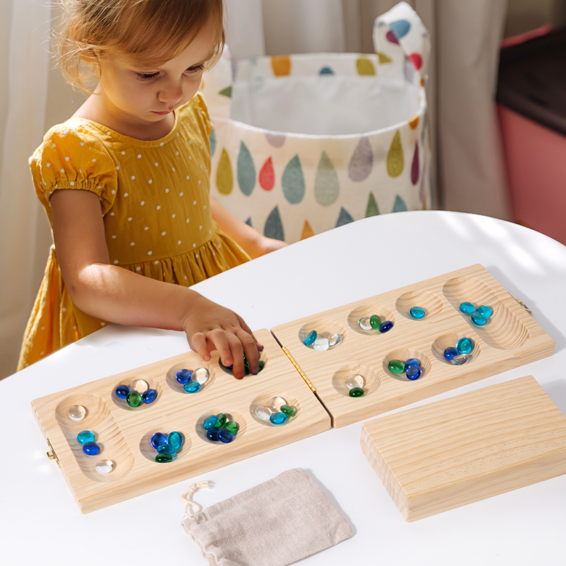 マンカラ ボードゲームセット ファミリーゲーム マルチカラー - Jewelry Making Board のレビューと価格