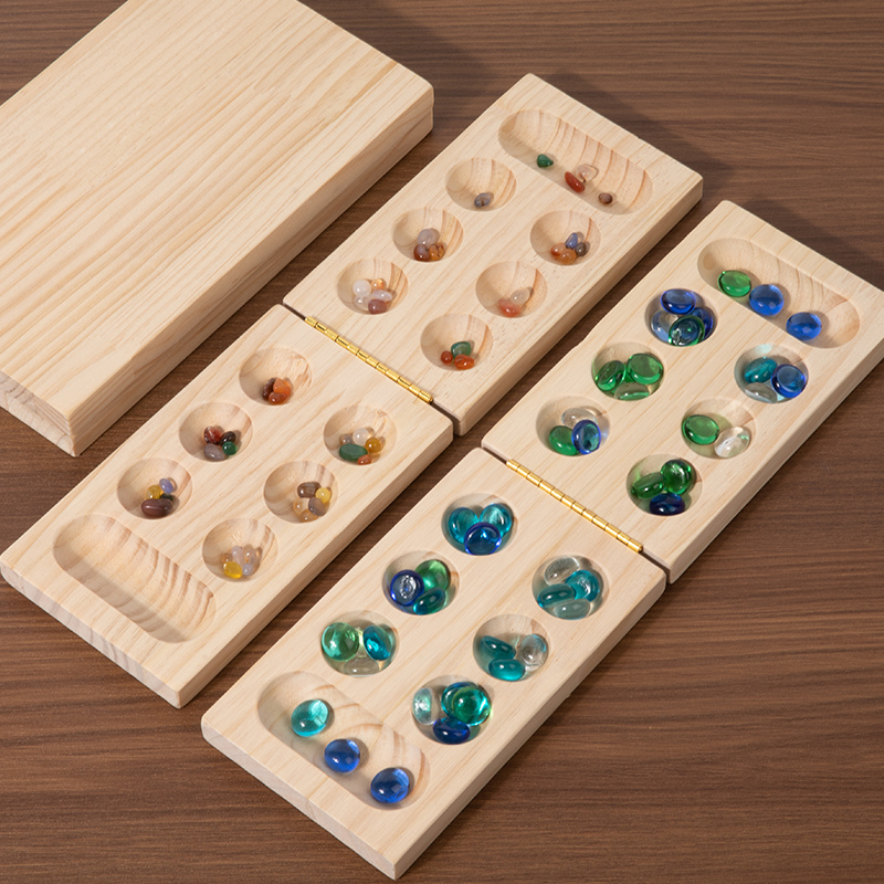 マンカラ ボードゲームセット ファミリーゲーム マルチカラー - Jewelry Making Board のレビューと価格