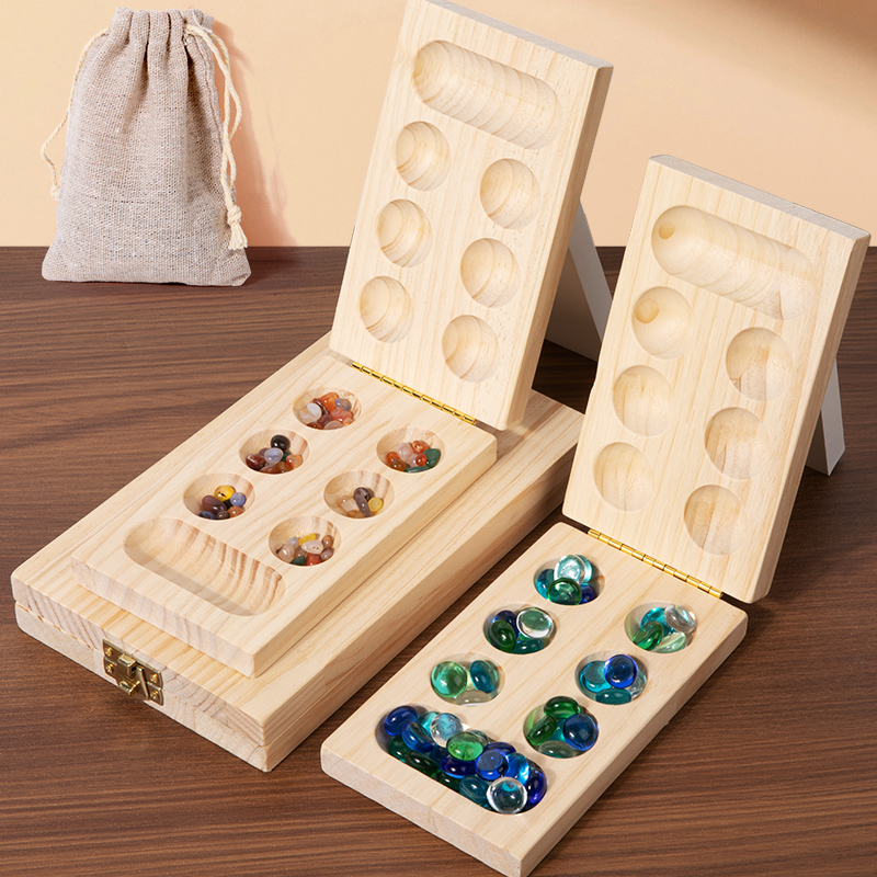 マンカラ ボードゲームセット ファミリーゲーム マルチカラー - Jewelry Making Board のレビューと価格