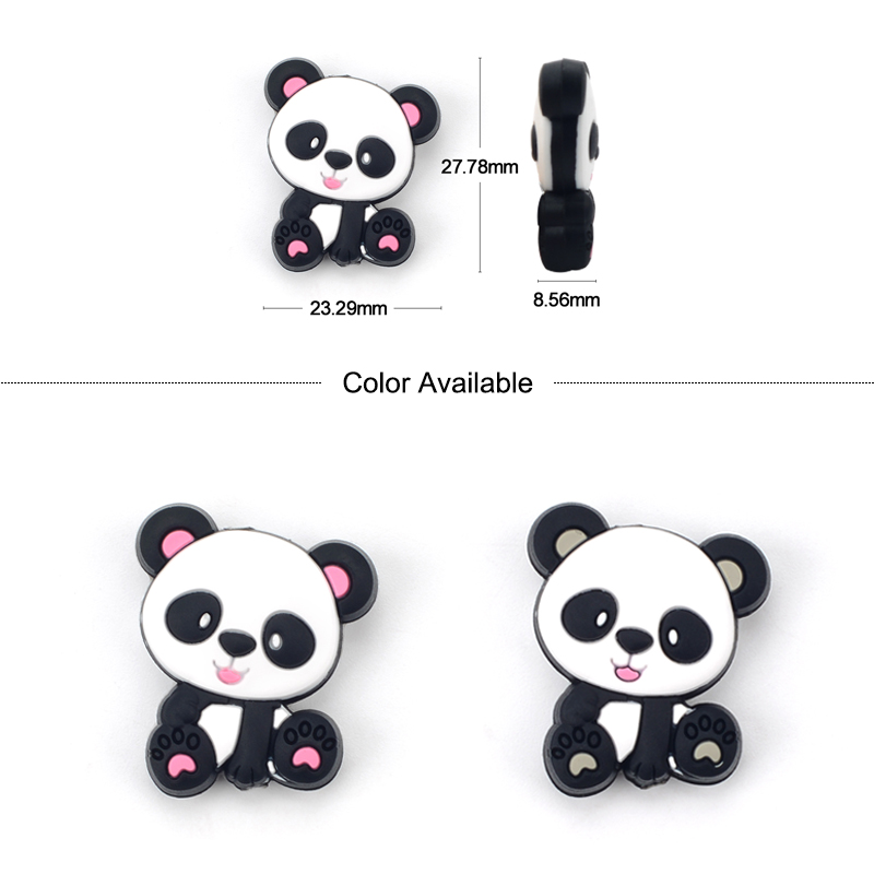 パンダシリコーンビーズ 5 ピース/ロット BPA フリーベ - Jewelry Making 3 Year Old のレビューと価格