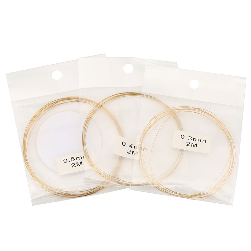 2メートル ステンレス鋼 0.3 0.4 0.5 mm ビー - Jewelry Making Yarn のレビューと価格