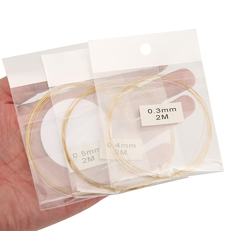 2メートル ステンレス鋼 0.3 0.4 0.5 mm ビー - Jewelry Making Yarn のレビューと価格